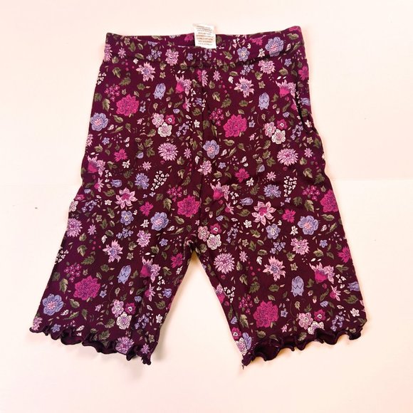NWT Gymboree Girl Floral Print Bike Short & Short Sleeve Flower A-Line Top 3 - Picture 2 of 6